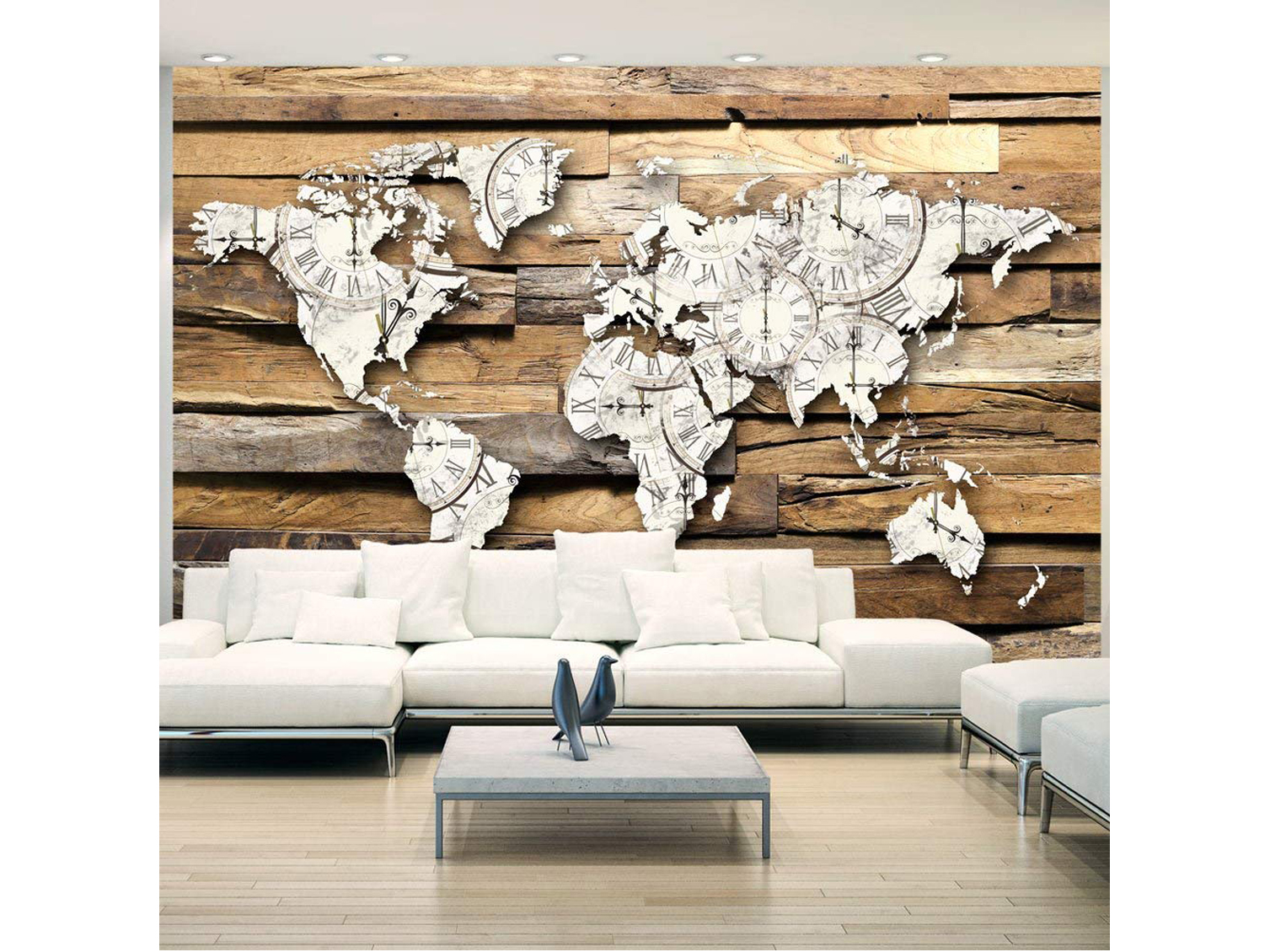 10 idee originali per decorare casa con le mappe del mondo - Donna Moderna