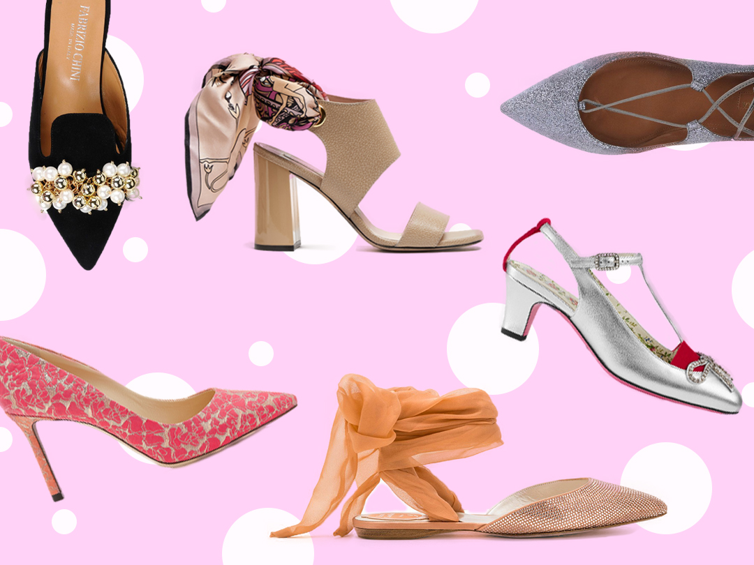 scarpe matrimonio invitata
