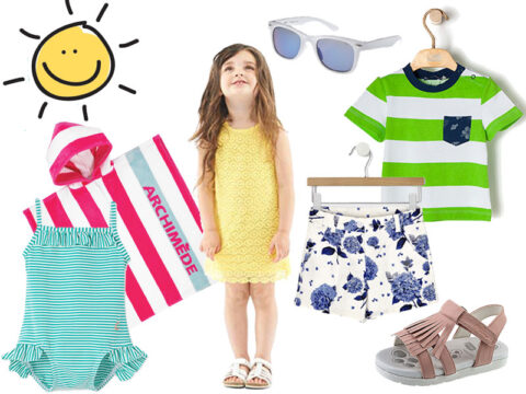 Bambini fashion al mare: i must have per l'estate 2017