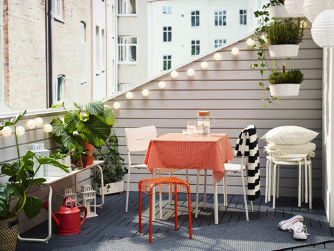 Arredo balcone IKEA:  ispirazioni e idee da copiare subito