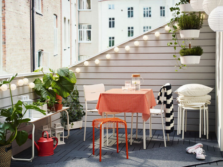 Arredo balcone IKEA:  ispirazioni e idee da copiare subito