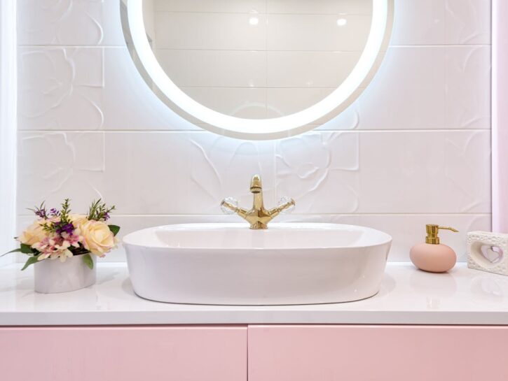 Come illuminare lo specchio del bagno