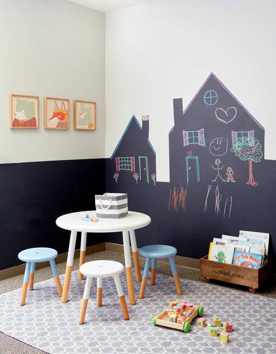Pitture lavagna: trasforma le pareti di casa in una lavagna