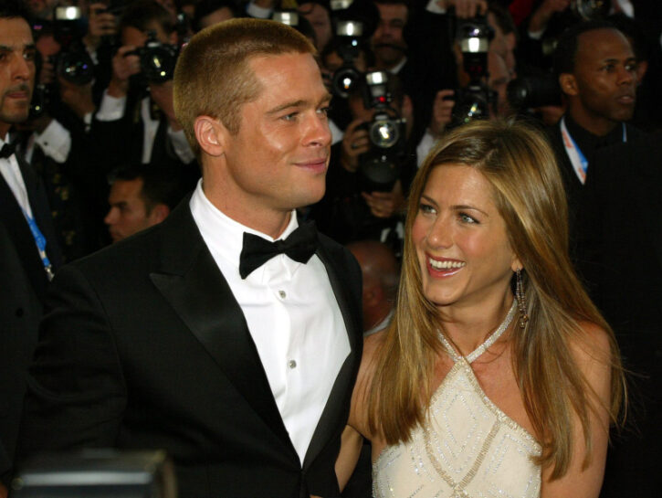 Brad Pitt con Jennifer Aniston 2004