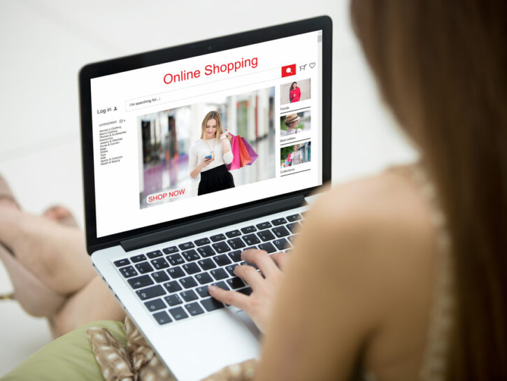 Shopping online fashion moda donna