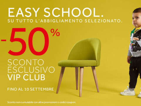 Prénatal lancia la promozione 'Easy to school'