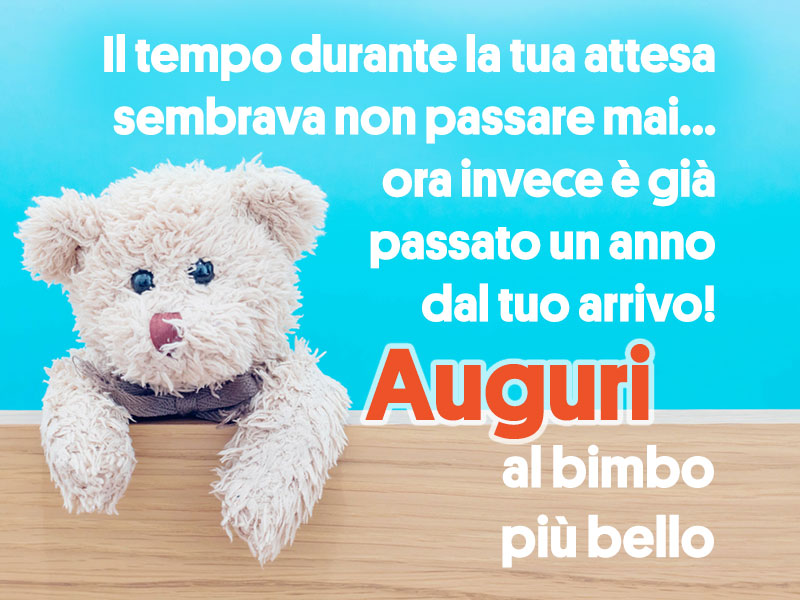 Lettera a mio figlio per il suo primo compleanno