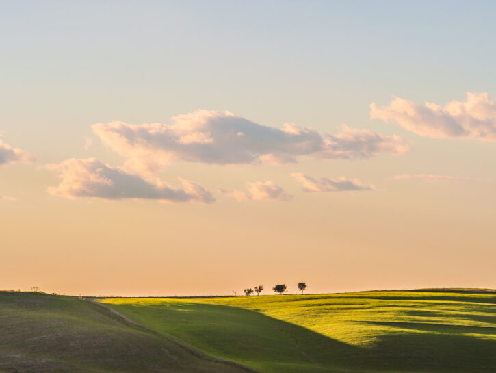 Paesaggio idilliaco in Toscana foto Shutterstock