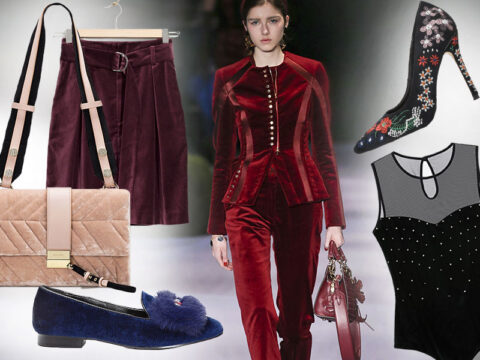 Velvet mania: i capi e gli accessori in soffice velluto