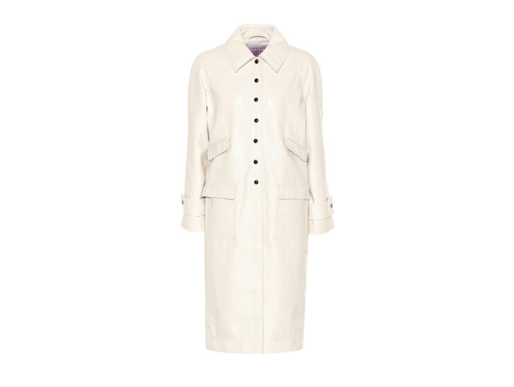 Cappotto bianco in ecopelle (ALEXACHUNG)
