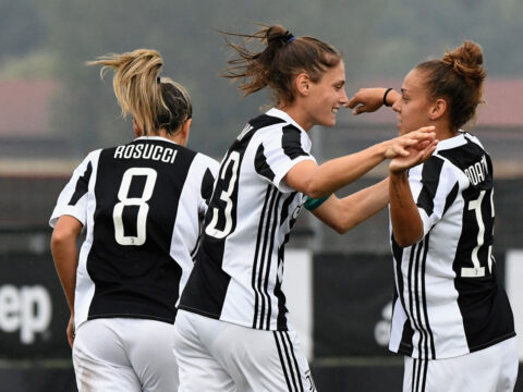 Un giorno con le calciatrici della Juve