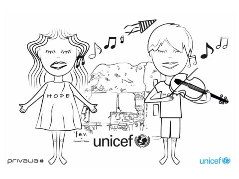 Privalia sostiene l'Unicef con una t-shirt disegnata da Francesca Versace