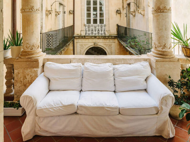 La casa di Antonella e Max a Siracusa, un palazzo nobiliare nel cuore della parte più antica della