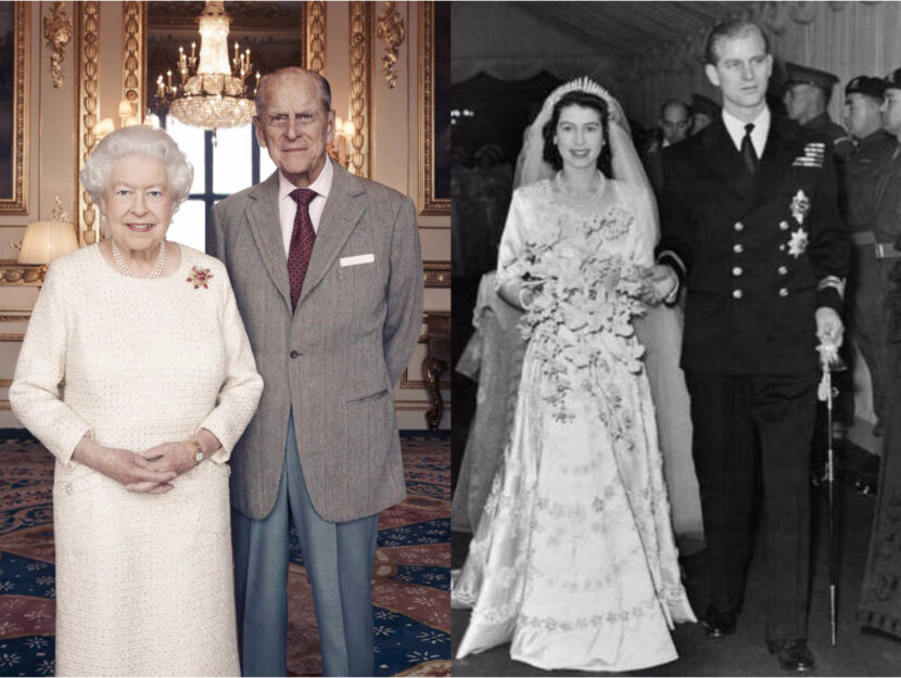 La foto ufficiale della Regina Elisabetta e del Principe Filippo rilasciata da Buckingham Palace per