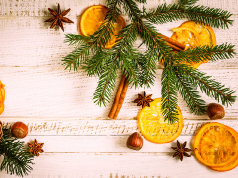 Aria di Natale con i profumi naturali per la casa