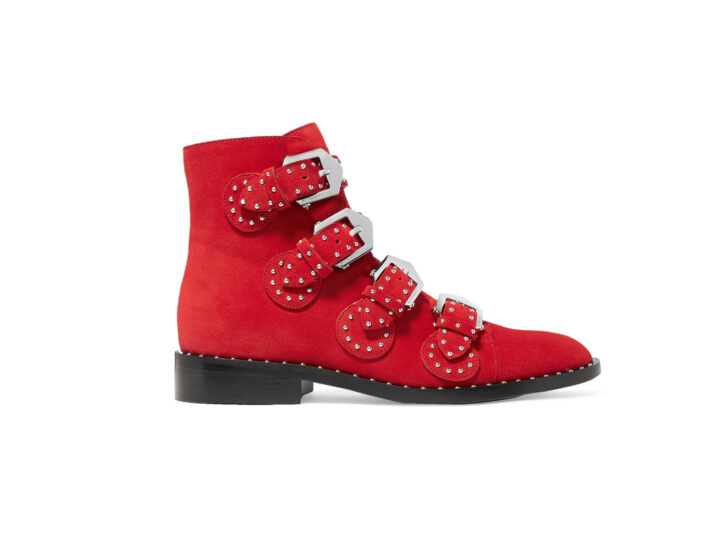 Stivaletti Neri Da Donna In Microfibra Con Tacco 5 Cm E Borchie Lora Ferres - Foto 2