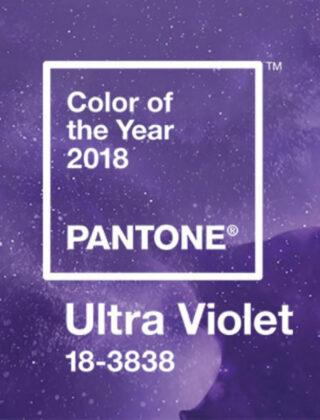 Il viola è il colore Pantone del 2018