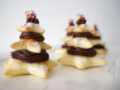 Alberelli di Natale in crema di mascarpone