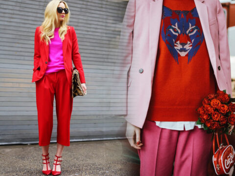 Rosso e rosa: una coppia (fashion) vincente!