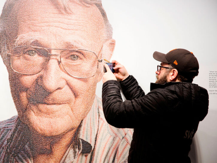 Un ritratto di Ingvar Kamprad