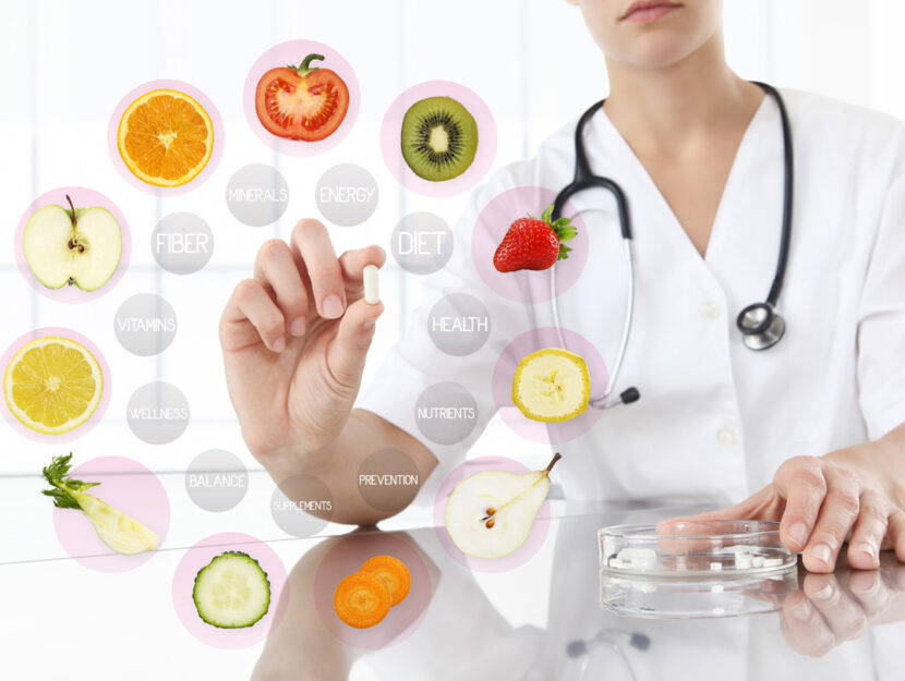 Medico alimentazione medicine cibo sano