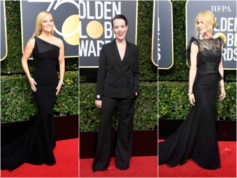 Golden Globe 2018: “black carpet” contro le molestie a Hollywood