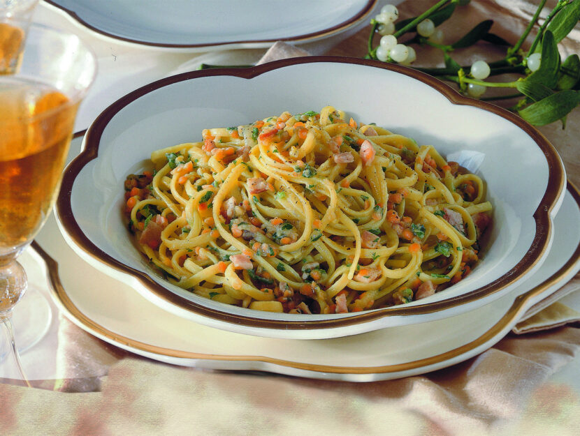 Linguine allo storione