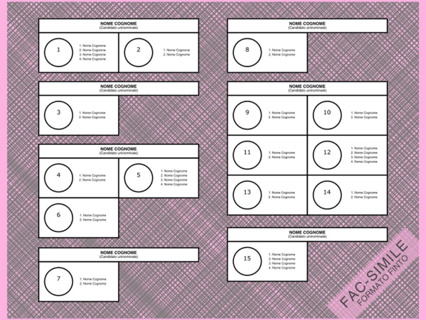Scheda elettorale elezioni 4 marzo Rosatellum