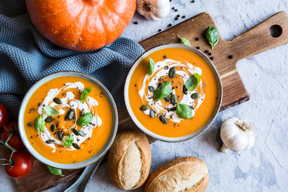 Zuppe di zucca e patate