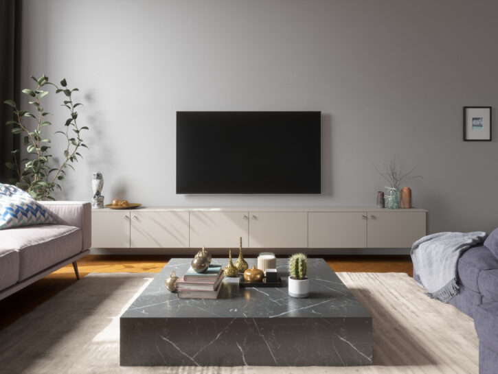 Come arredare la parete del televisore