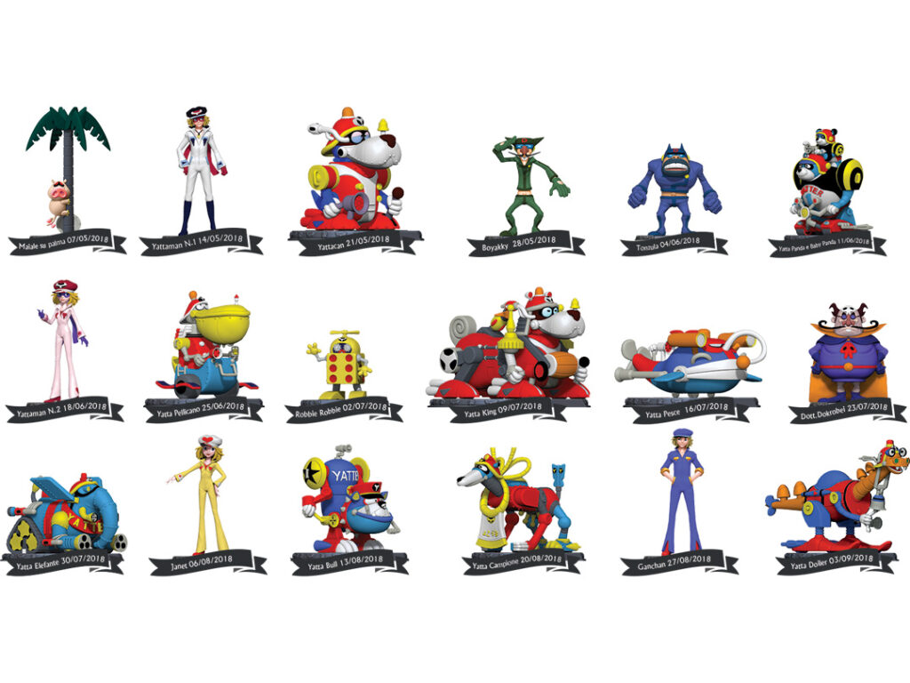 YAMATO E CORRIERE YATTAMAN CULT COLLECTION 13 YATTA DOILER MINI FIGURE - Foto 3