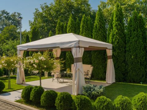 5 diversi modelli di gazebo da giardino