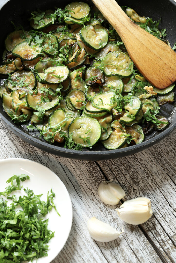 ricette zucchine in padella