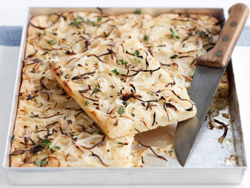 Focaccia con cipolle: ricetta base