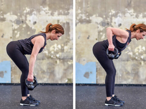 Braccia belle con il kettlebell