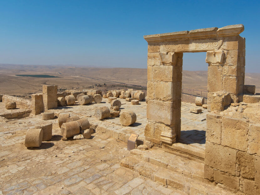 Veduta dell'antica città di Avdat