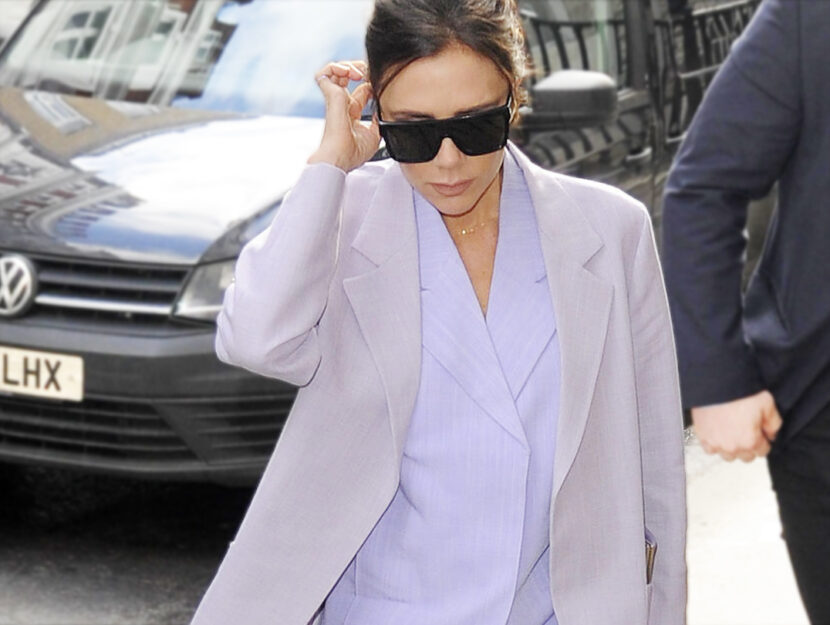 In tailleur come Victoria Beckham