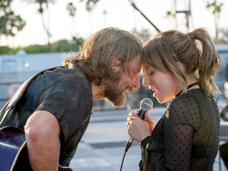 Una scena dal film "A star is born"