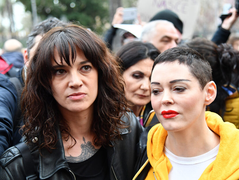 Asia Argento e Rose McGowan, che per prime hanno accusato Harvey Weinstein