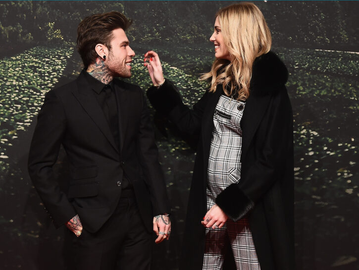 Fedez e Chiara Ferragni col pancione