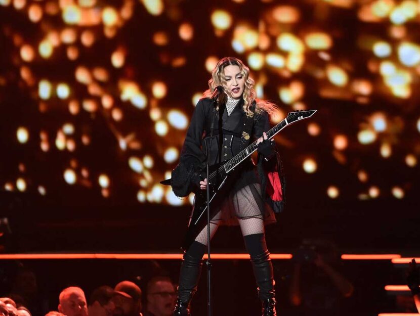 Madonna ad Atlanta (Georgia) nel 2016 durante il Rebel Heart Tour.