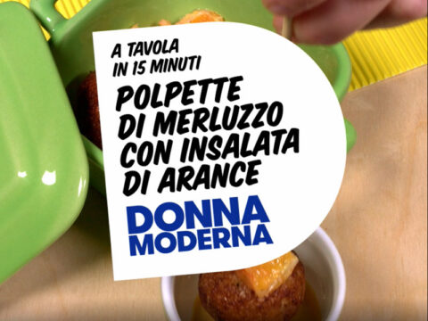 Polpette di merluzzo con insalata di arance