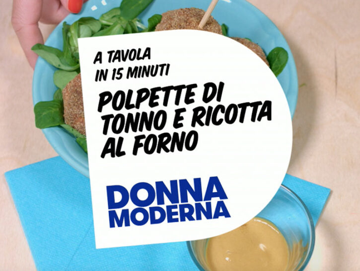 Polpette di tonno e ricotta al forno
