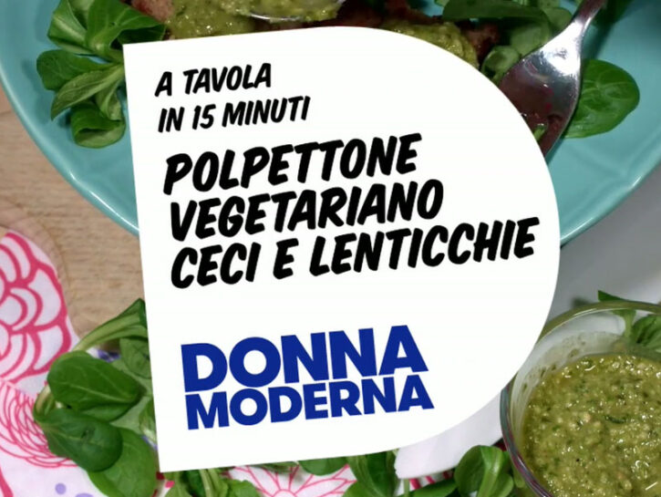 Polpettone vegetariano ceci e lenticchie