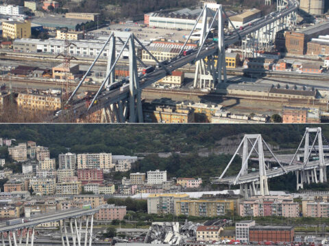 Noi, che abitavamo sotto al ponte Morandi