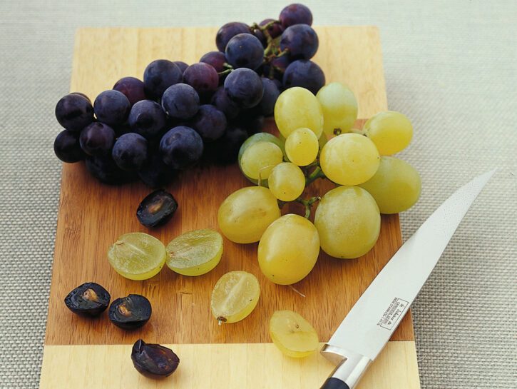 Uva bianca e uva nera