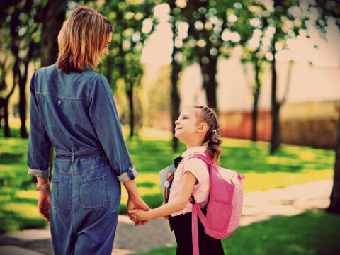 Il suo primo giorno di scuola e le ansie delle mamme