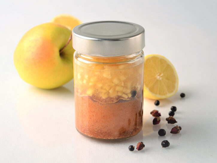 Cake in a jar alla mela di montagna