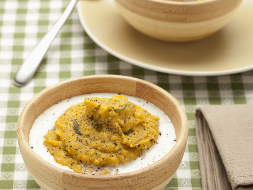 Polenta di grano saraceno e latte