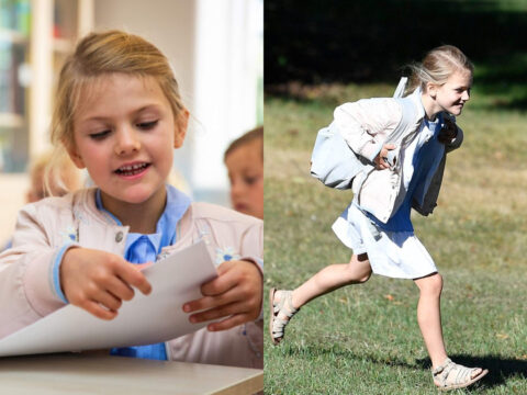 Primo giorno di scuola anche per i principini e le principesse d'Europa